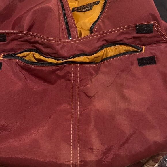 Columbia Convert Quarter Zip Heavy Nylon Hoodie. Tons of Pockets!  Size Large. - Picture 8 of 16